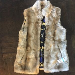 J. McLaughlin fur vest